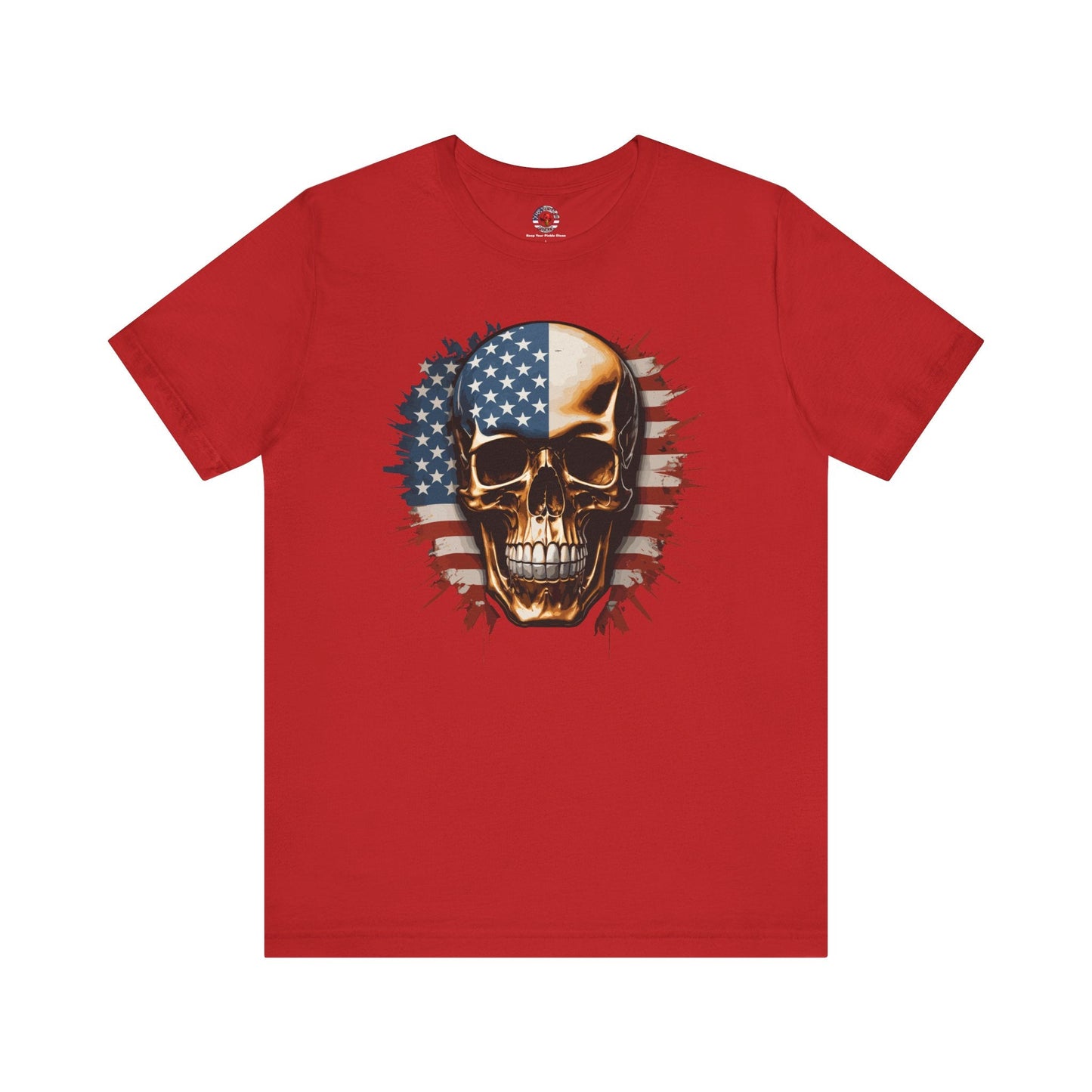 American Flag Skull T-Shirt