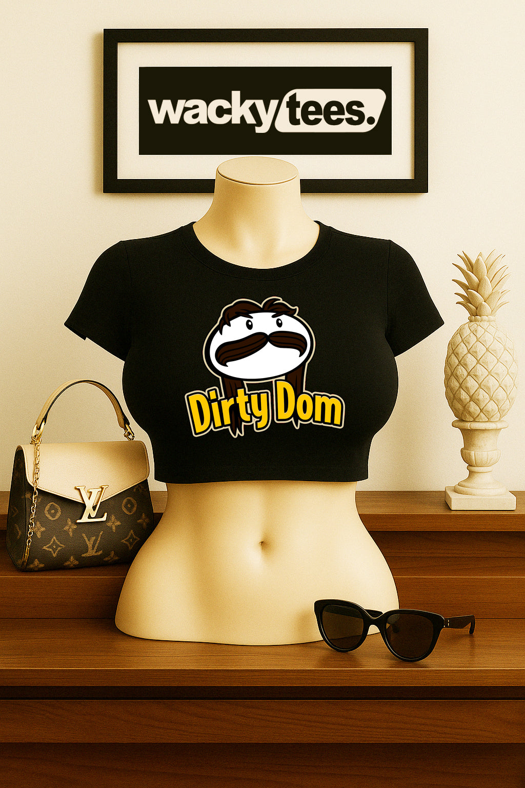 Dirty Dom Pringle Man Mysterio Dominic Wrestler Funny Graphic Tee Shirt