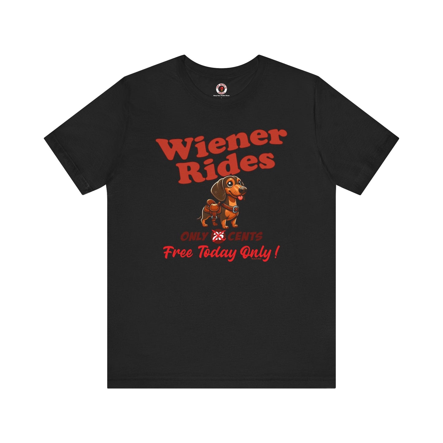 Free Wiener Rides T-Shirt