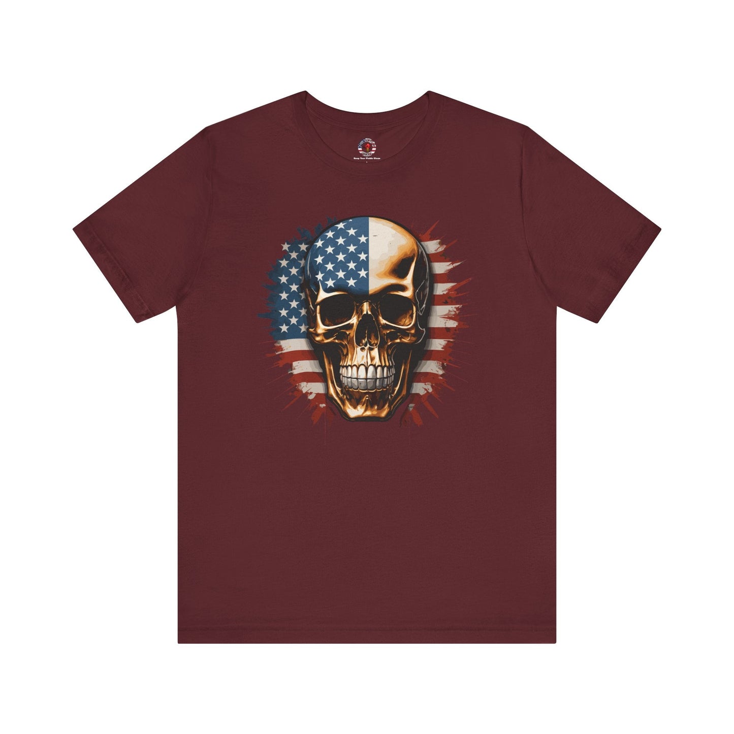 American Flag Skull T-Shirt