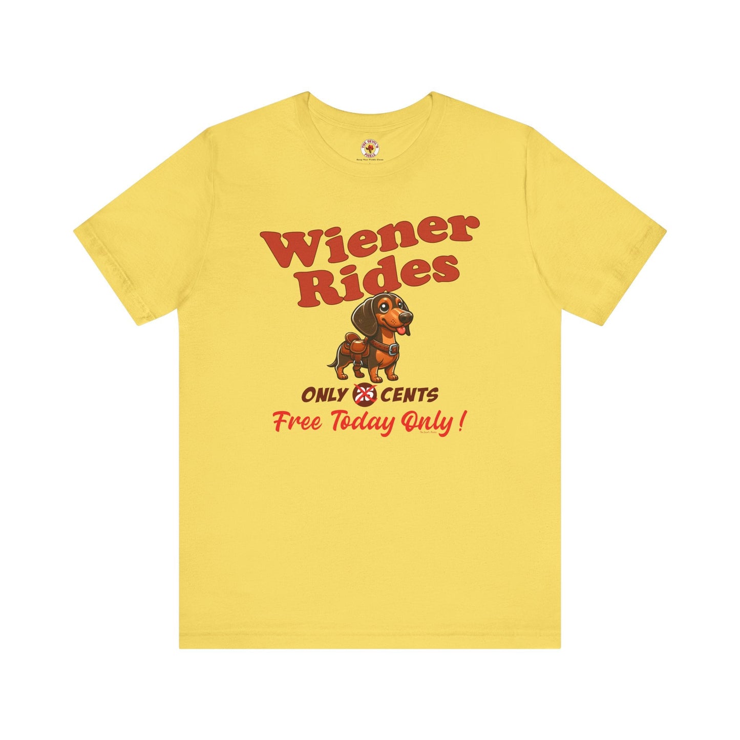 Free Wiener Rides T-Shirt