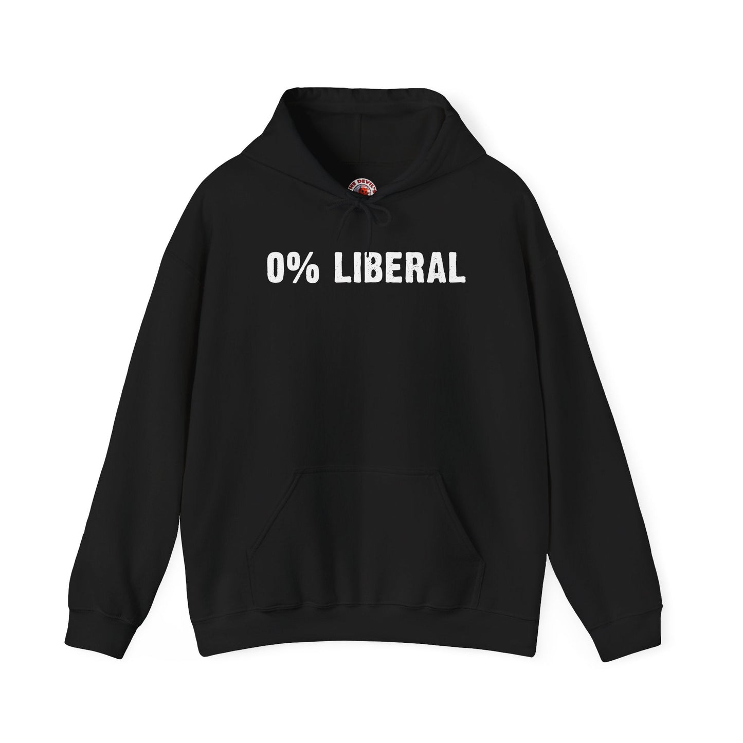 0% Liberal Hooded Sweatshirt