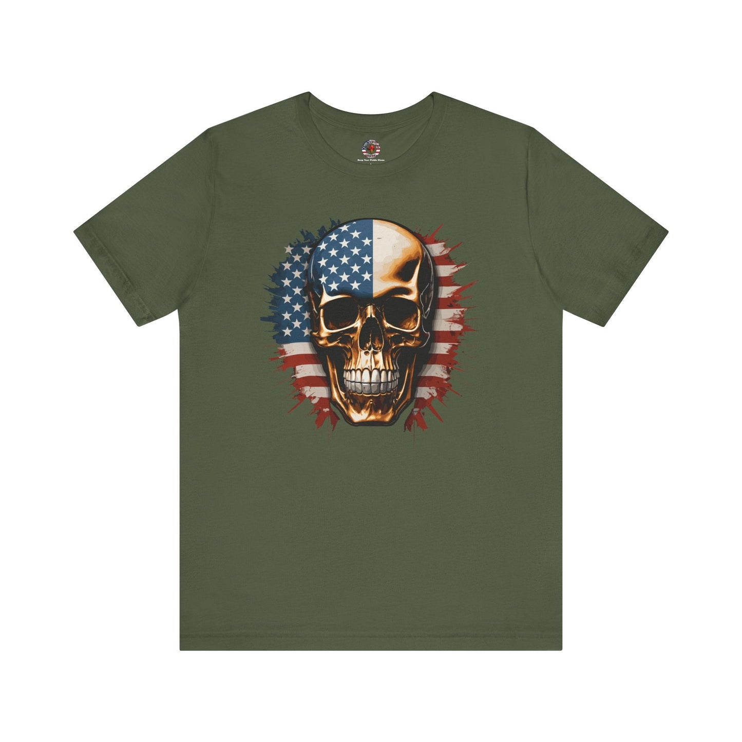 American Flag Skull T-Shirt