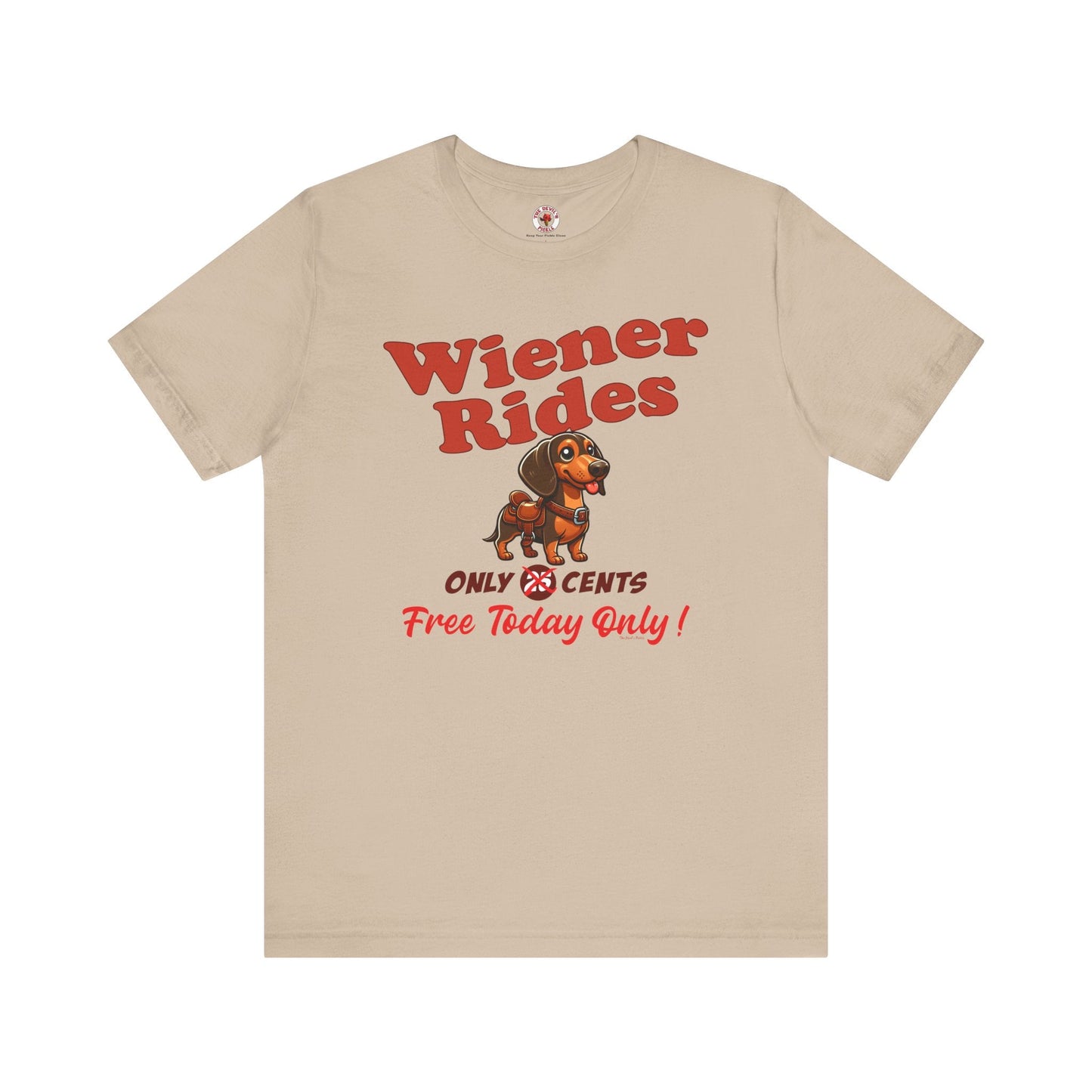 Free Wiener Rides T-Shirt