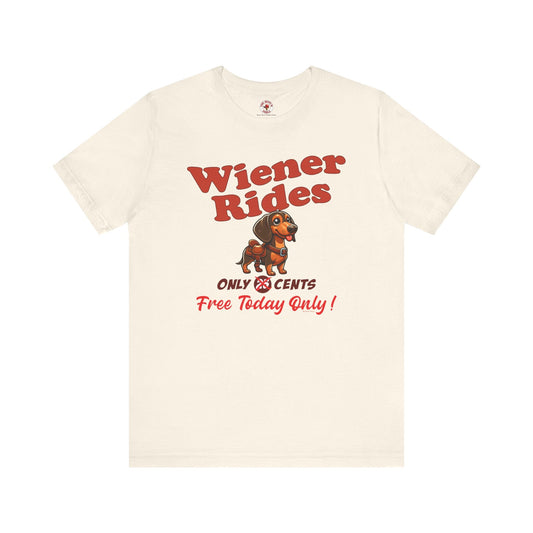Free Wiener Rides T-Shirt