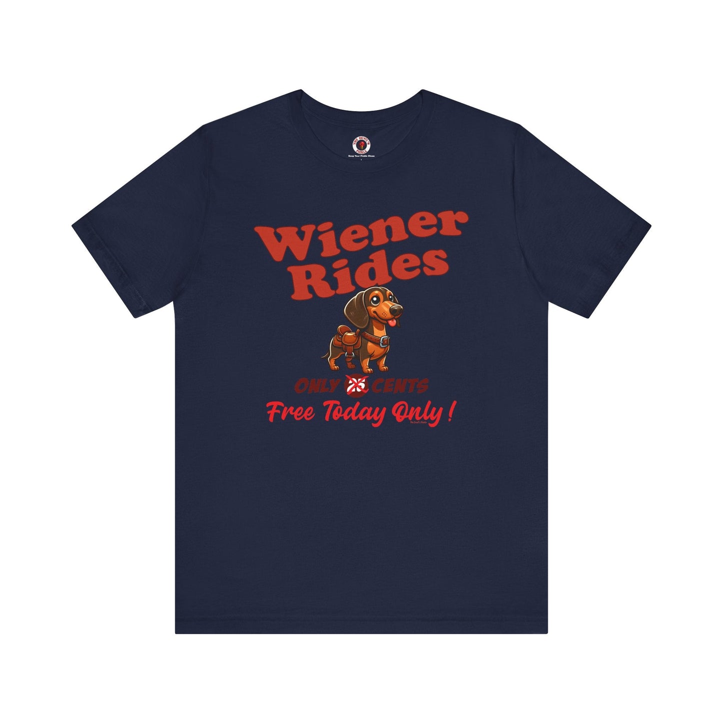 Free Wiener Rides T-Shirt