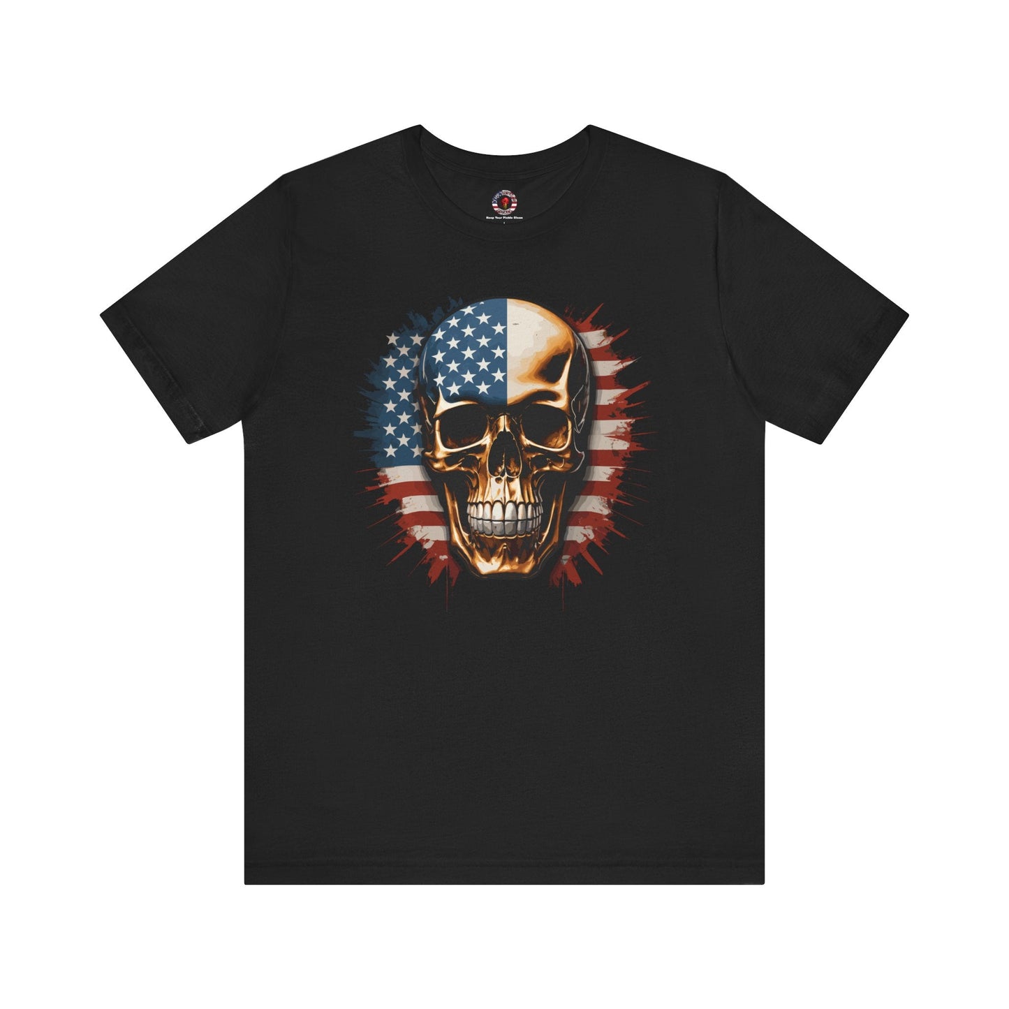 American Flag Skull T-Shirt