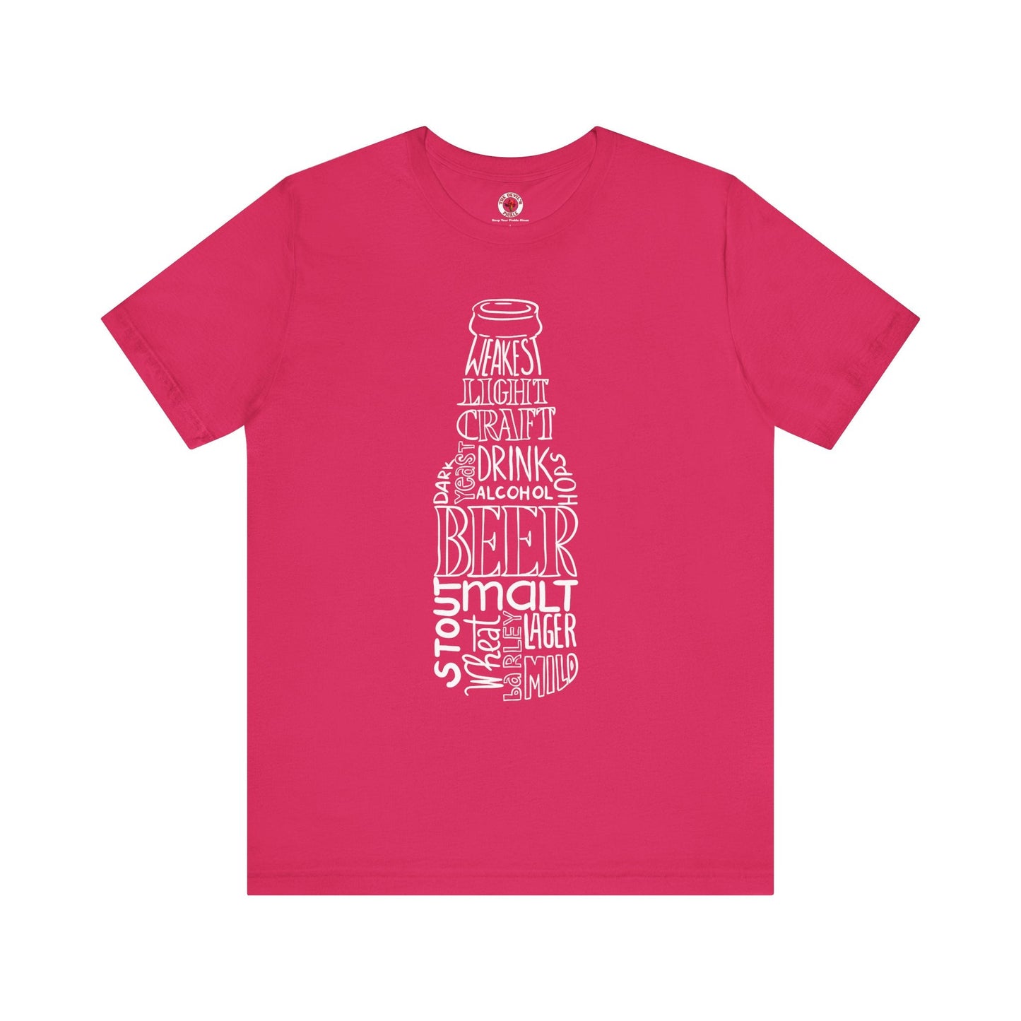 Beer Bottle of Words T-Shirt