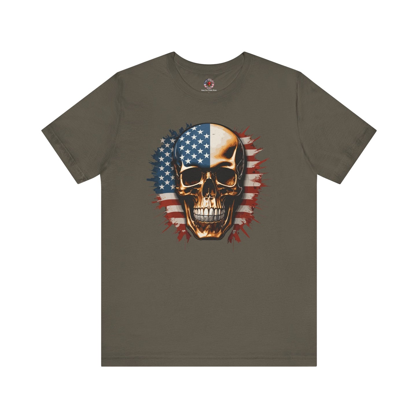 American Flag Skull T-Shirt