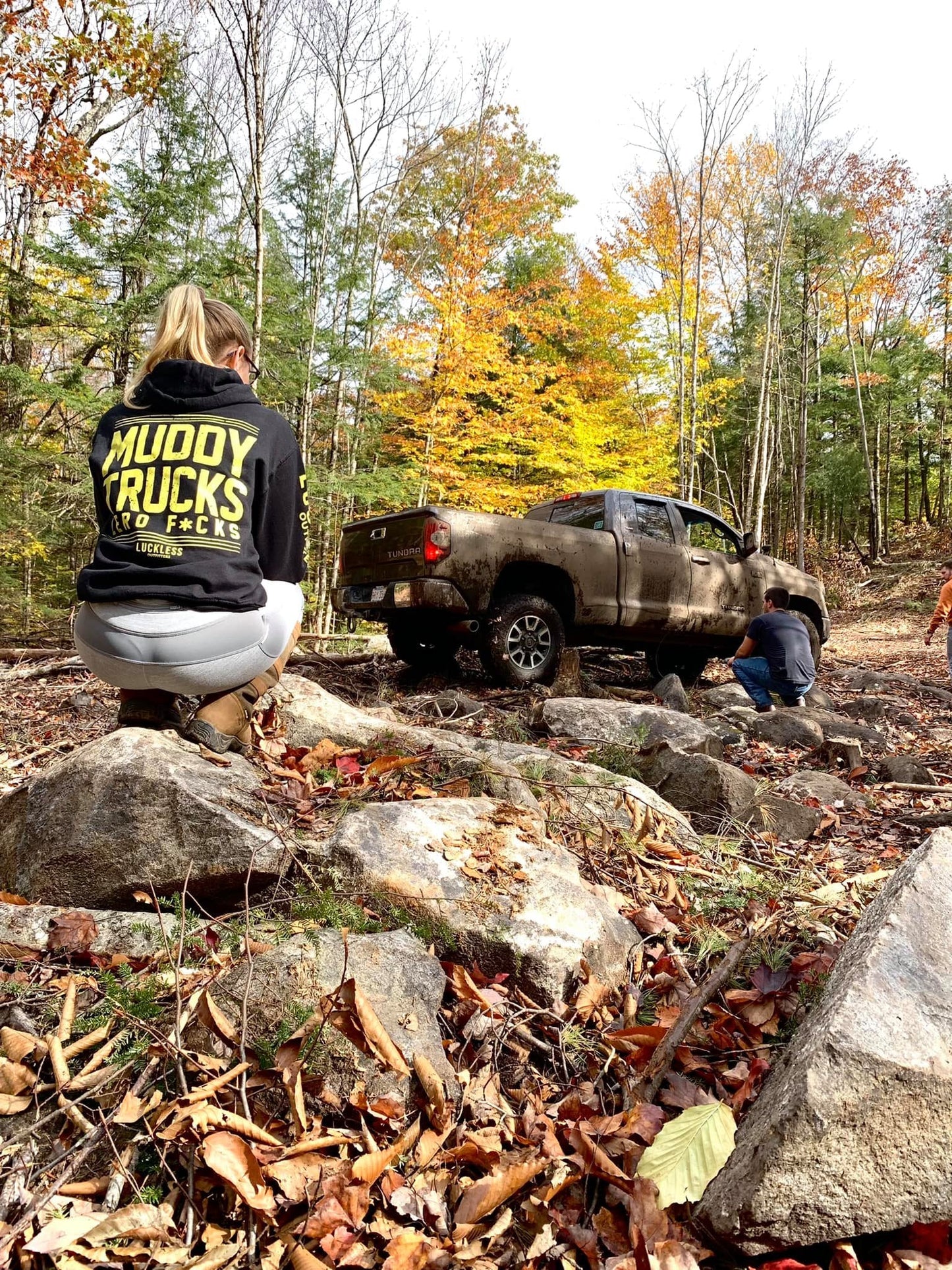 Muddy Trucks Zero F*cks Hoodie