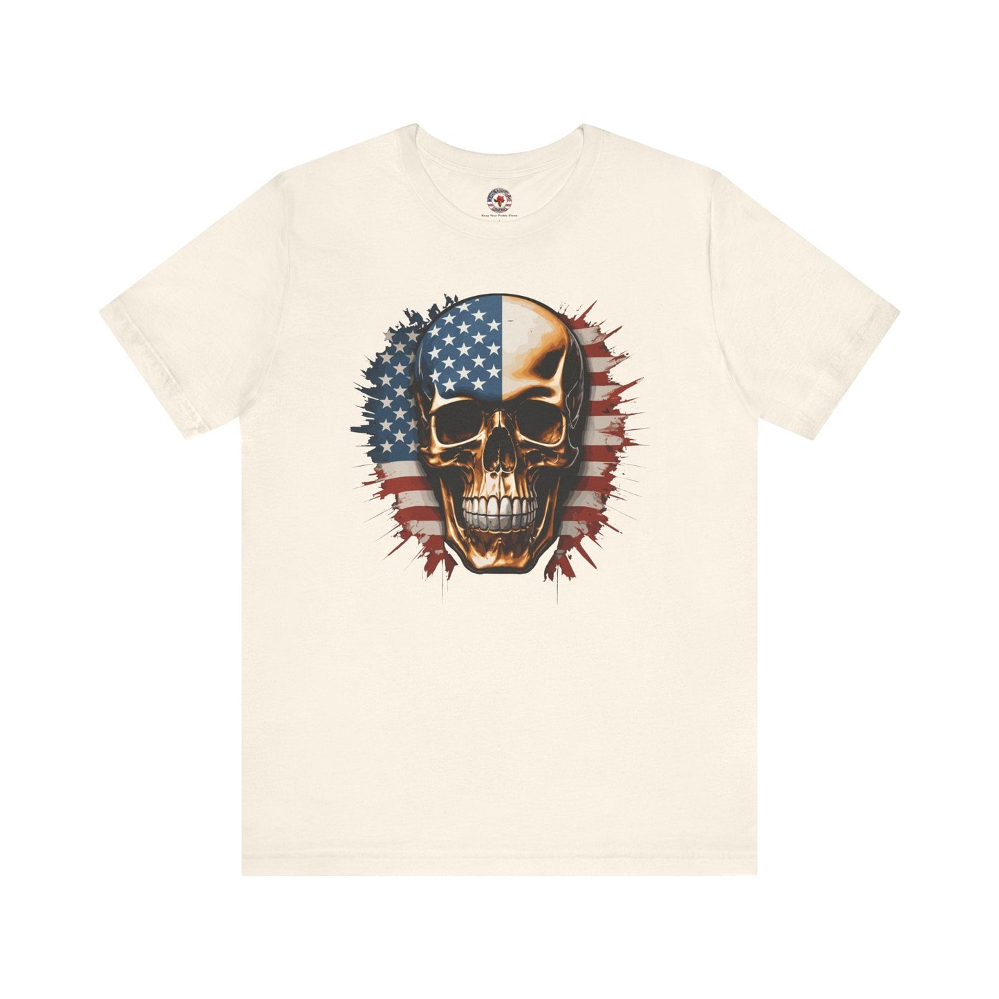 American Flag Skull T-Shirt