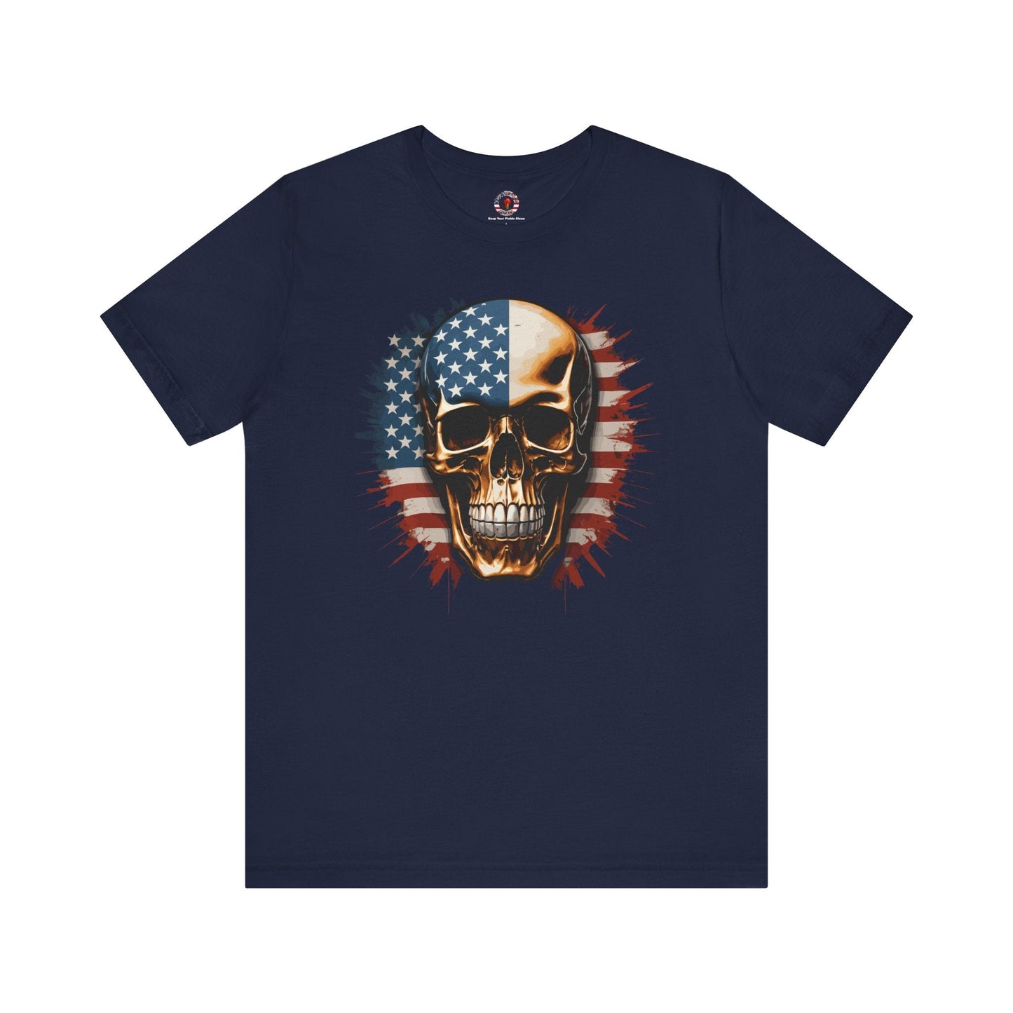 American Flag Skull T-Shirt