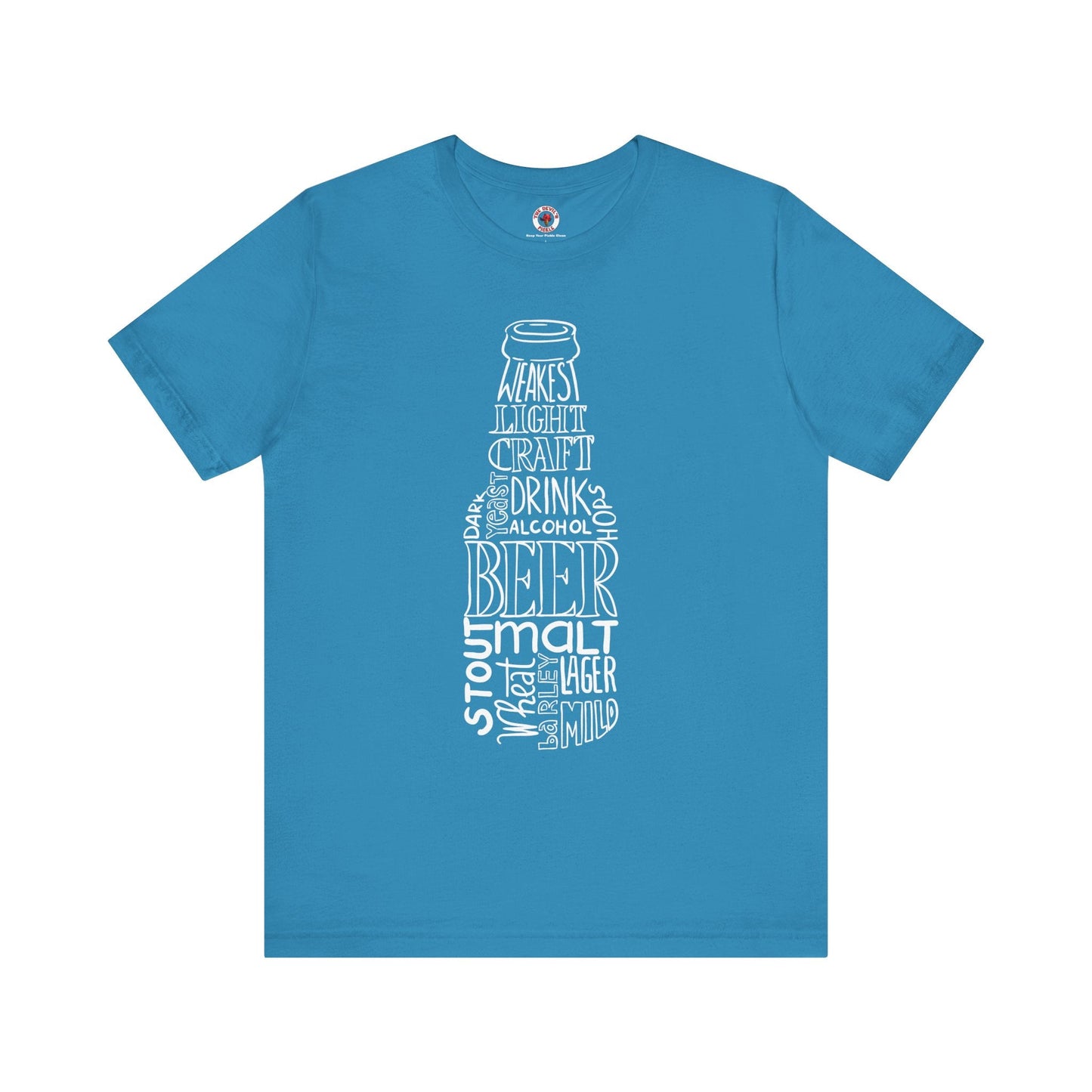 Beer Bottle of Words T-Shirt
