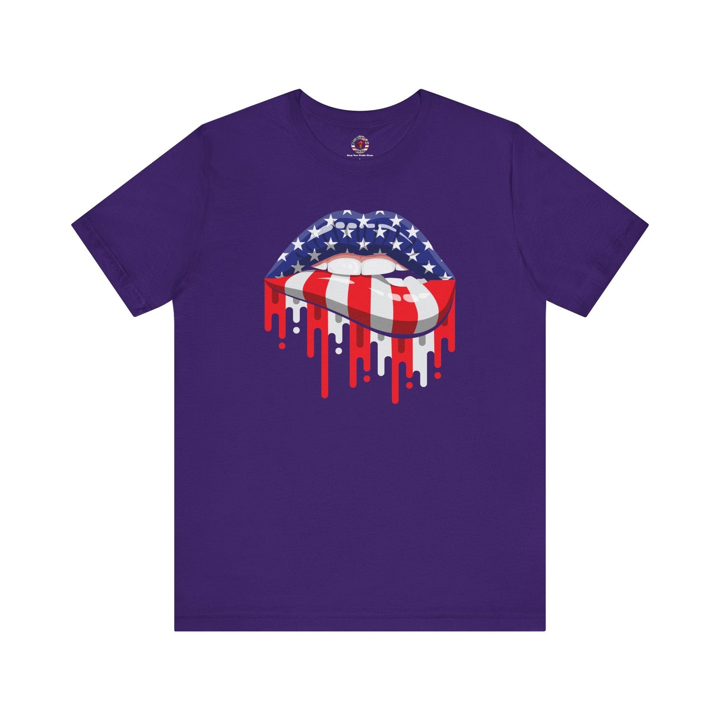 American Flag Lips T-Shirt