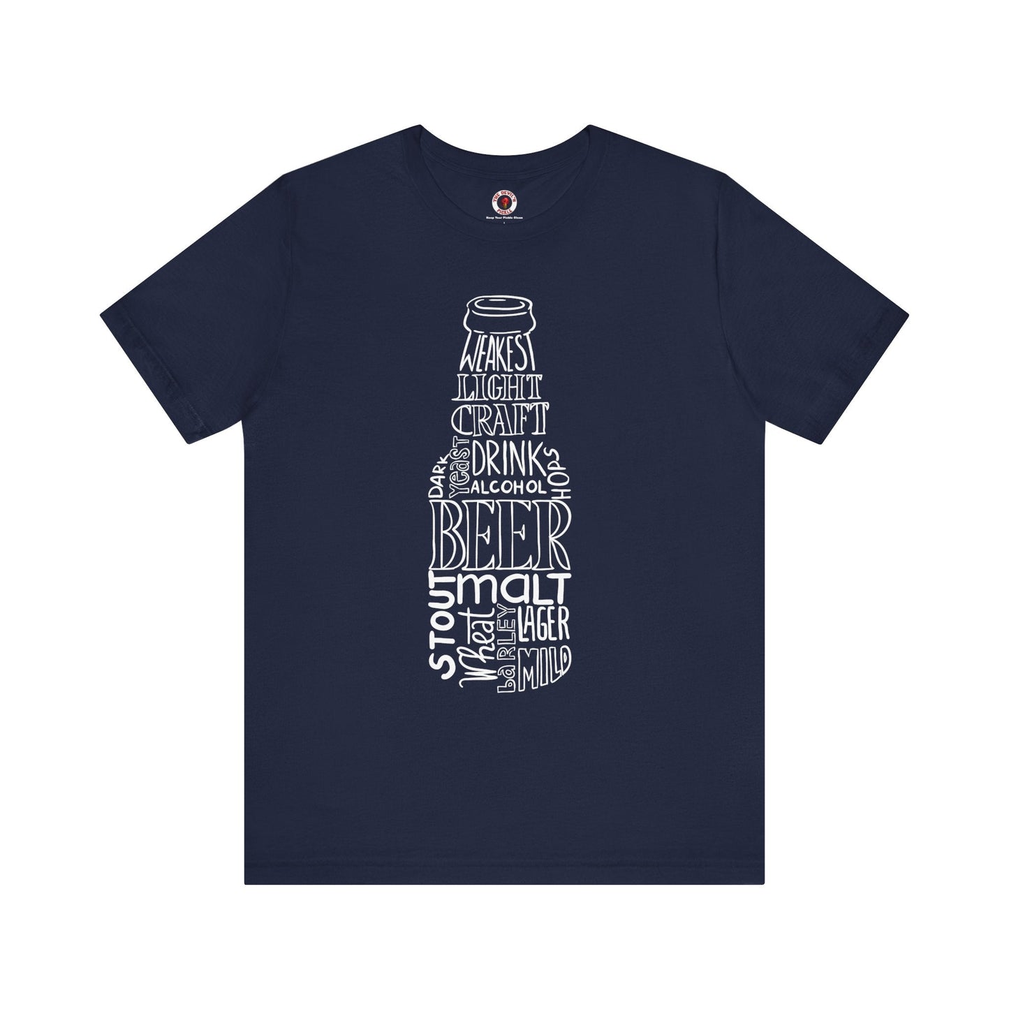 Beer Bottle of Words T-Shirt