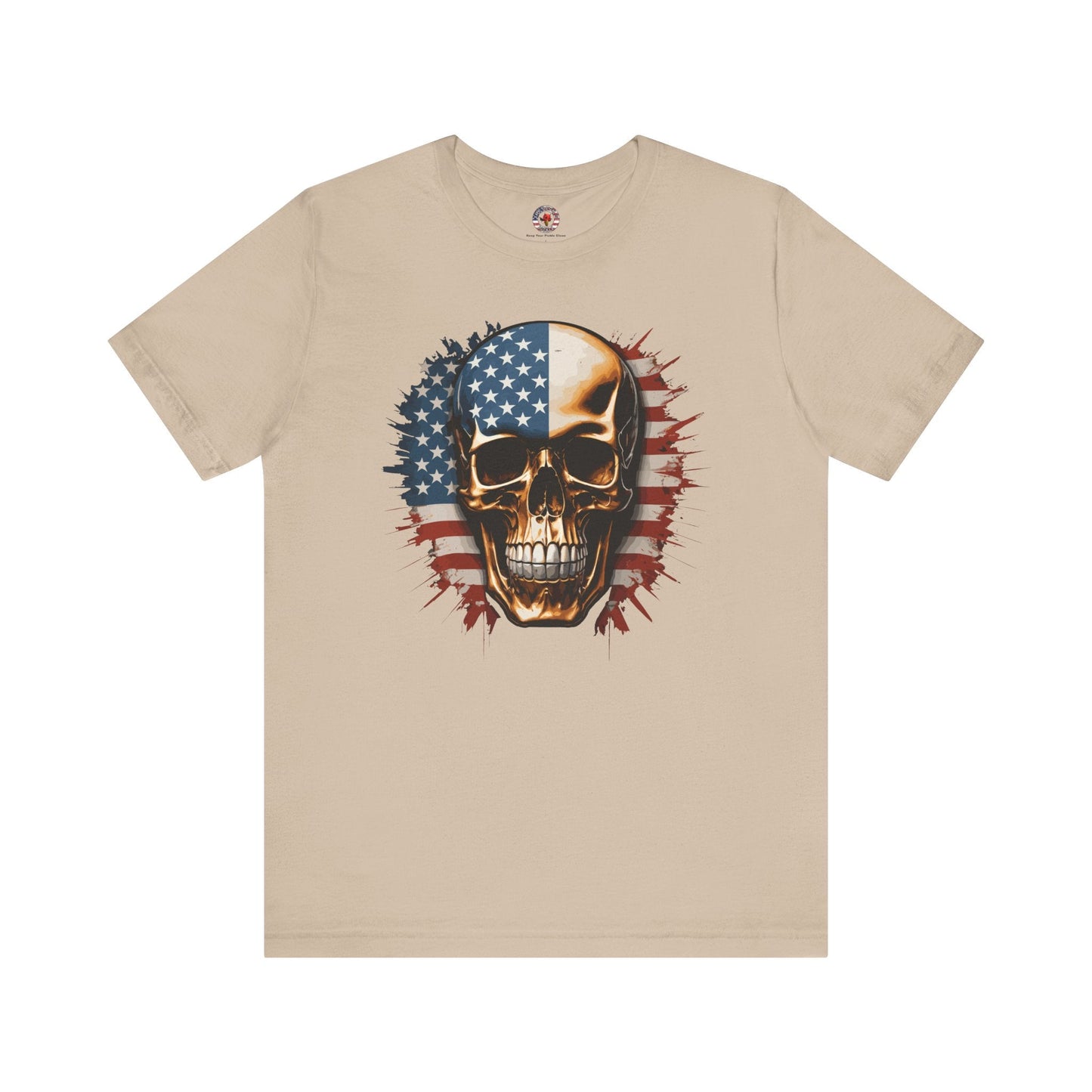 American Flag Skull T-Shirt