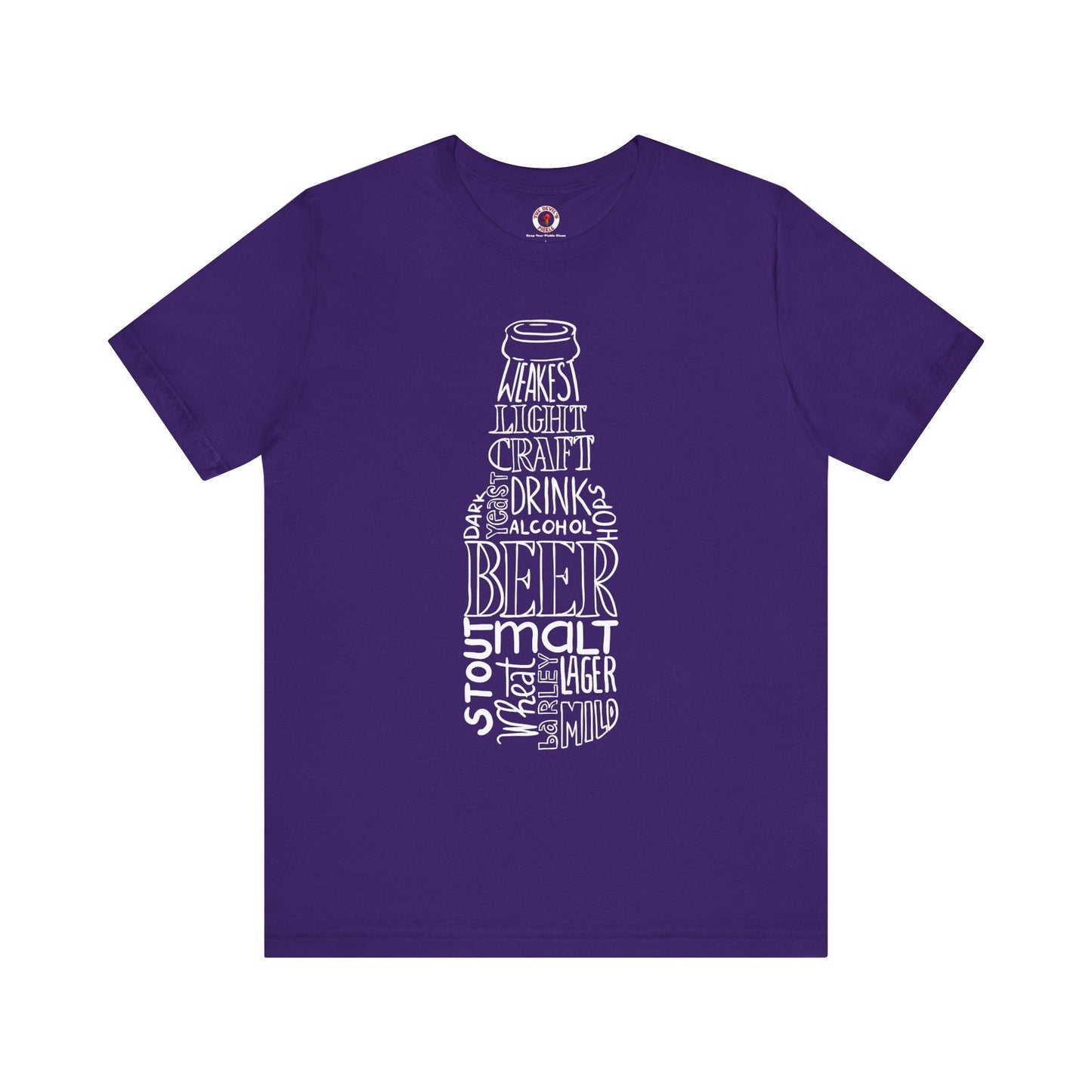 Beer Bottle of Words T-Shirt