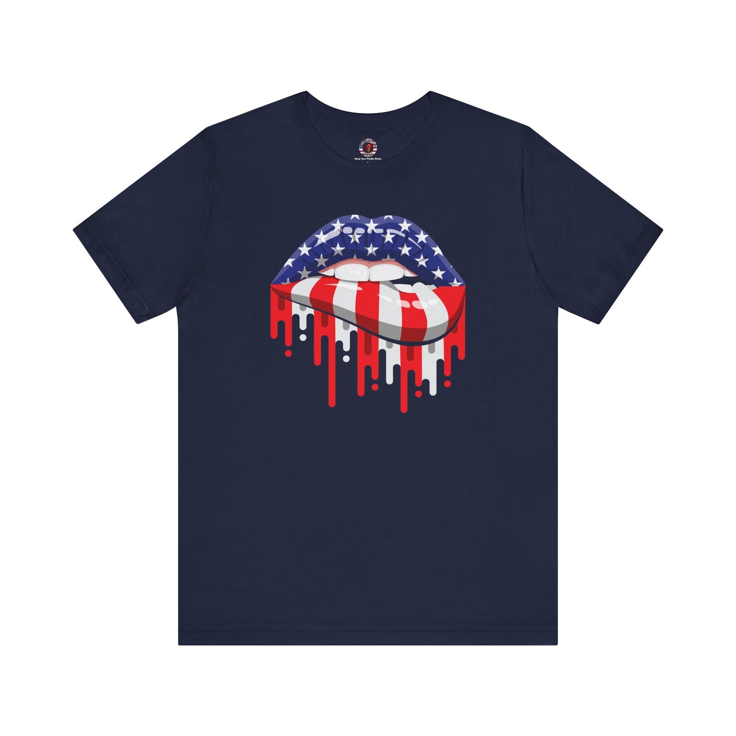 American Flag Lips T-Shirt
