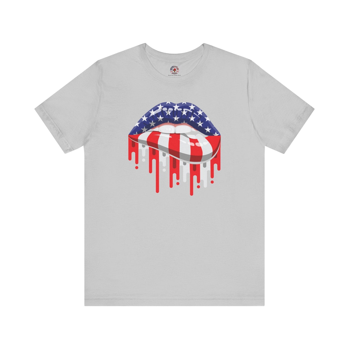 American Flag Lips T-Shirt