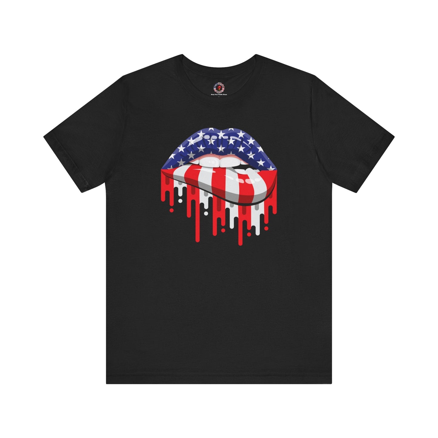 American Flag Lips T-Shirt