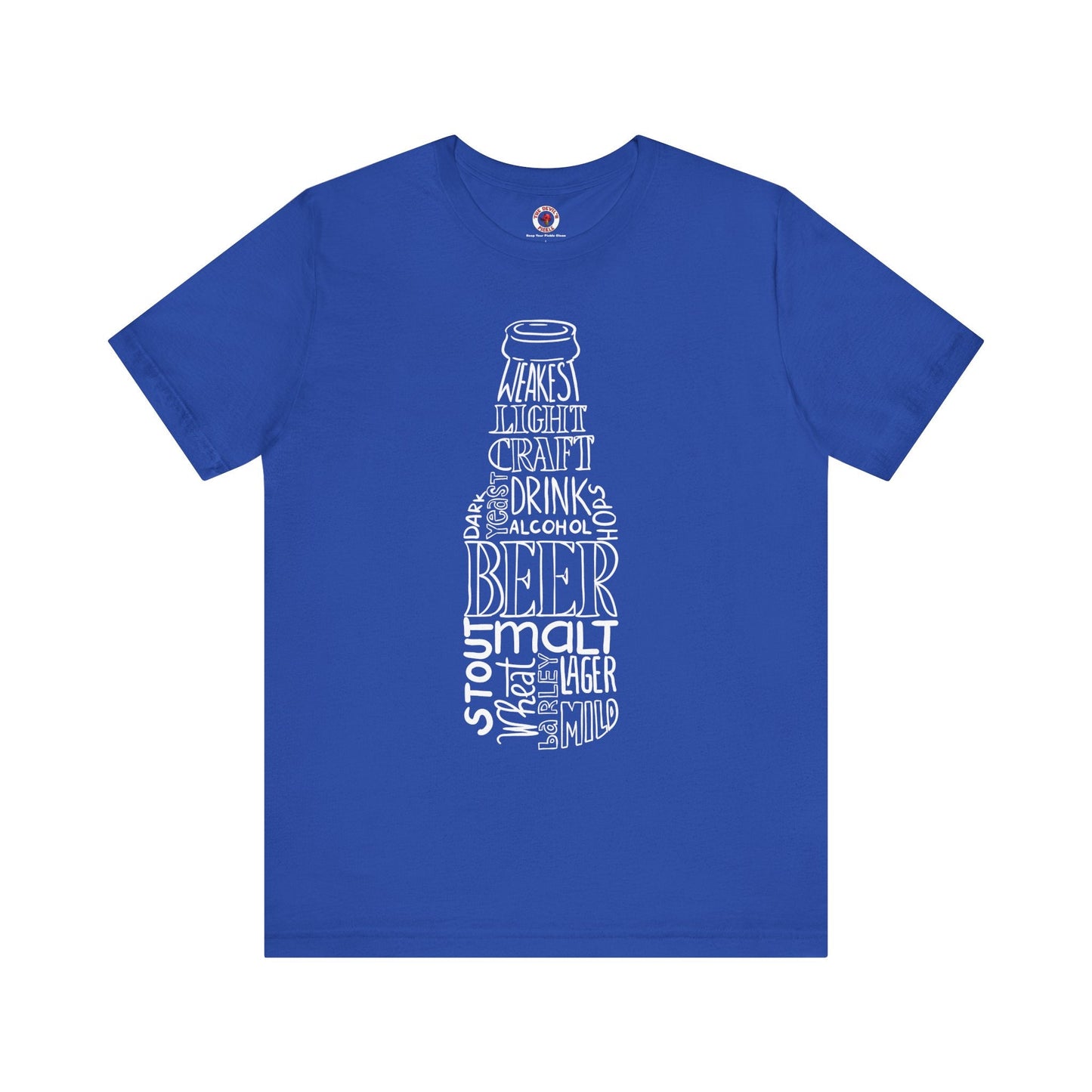 Beer Bottle of Words T-Shirt