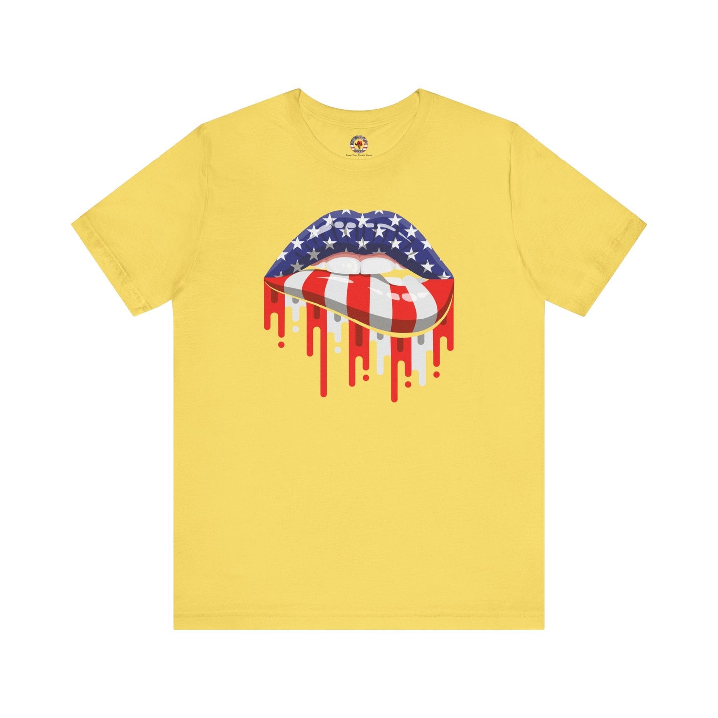 American Flag Lips T-Shirt