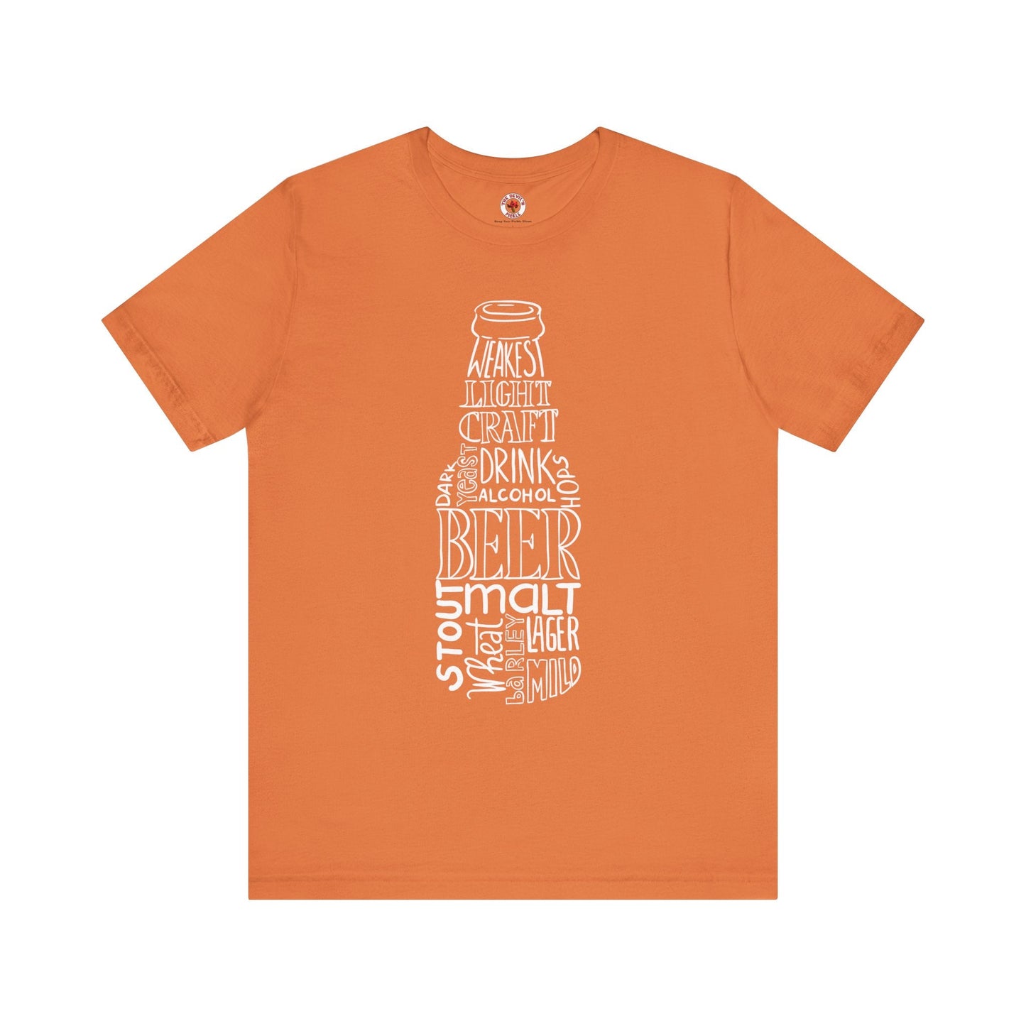 Beer Bottle of Words T-Shirt
