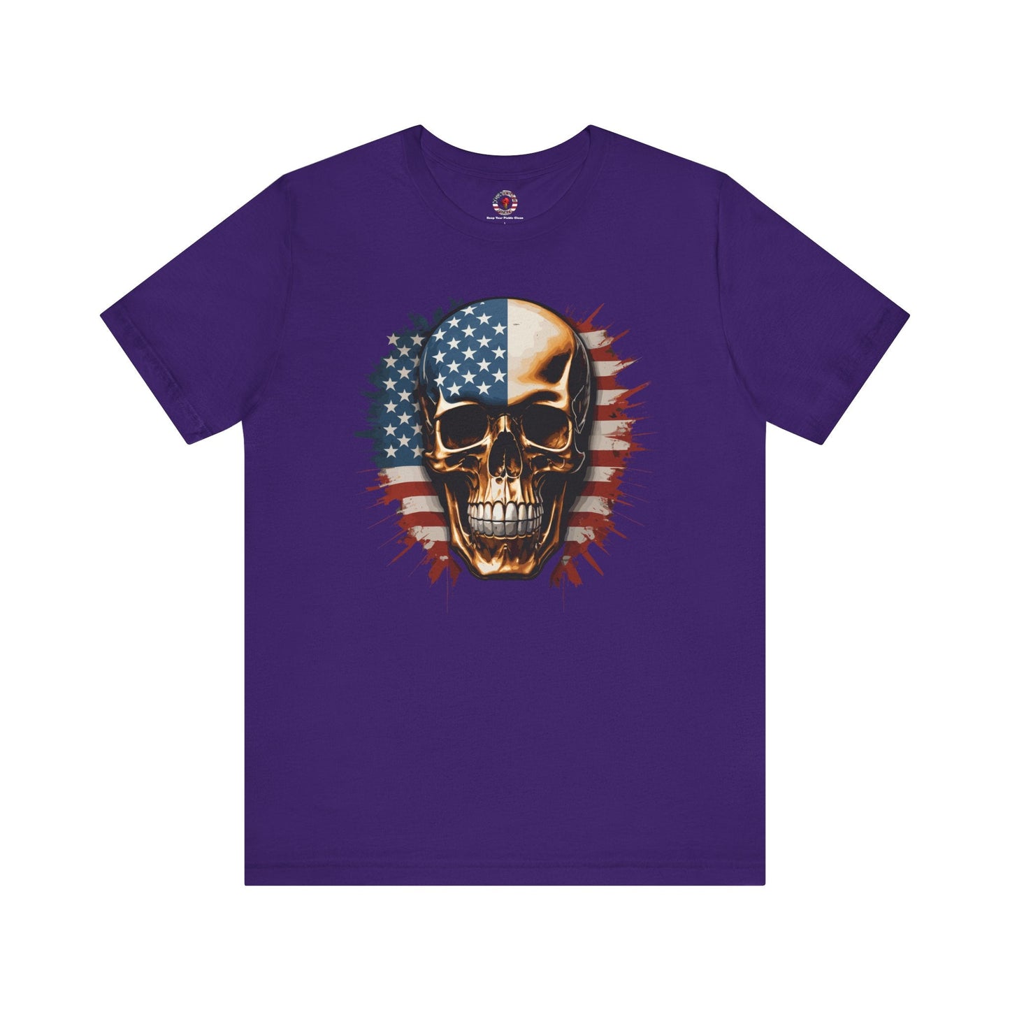 American Flag Skull T-Shirt