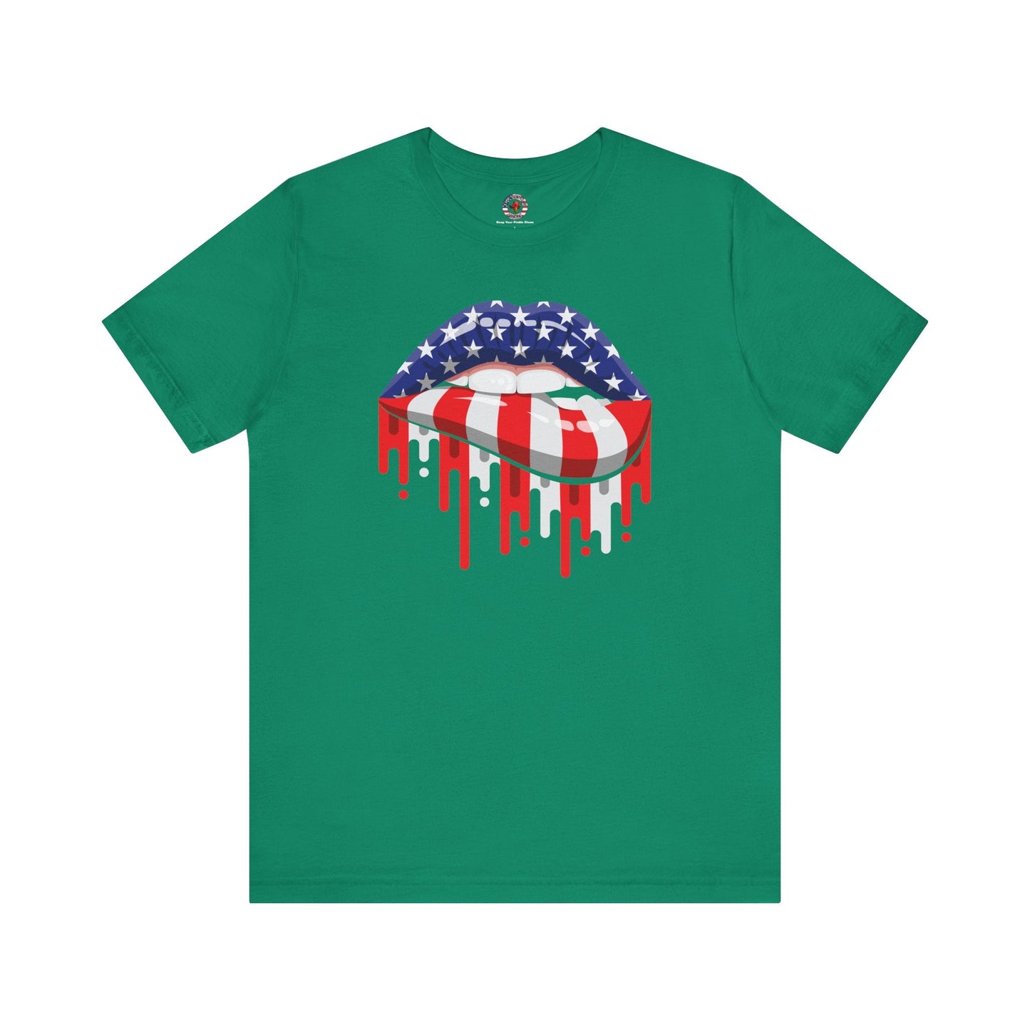 American Flag Lips T-Shirt