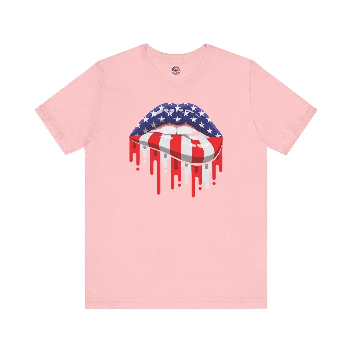 American Flag Lips T-Shirt