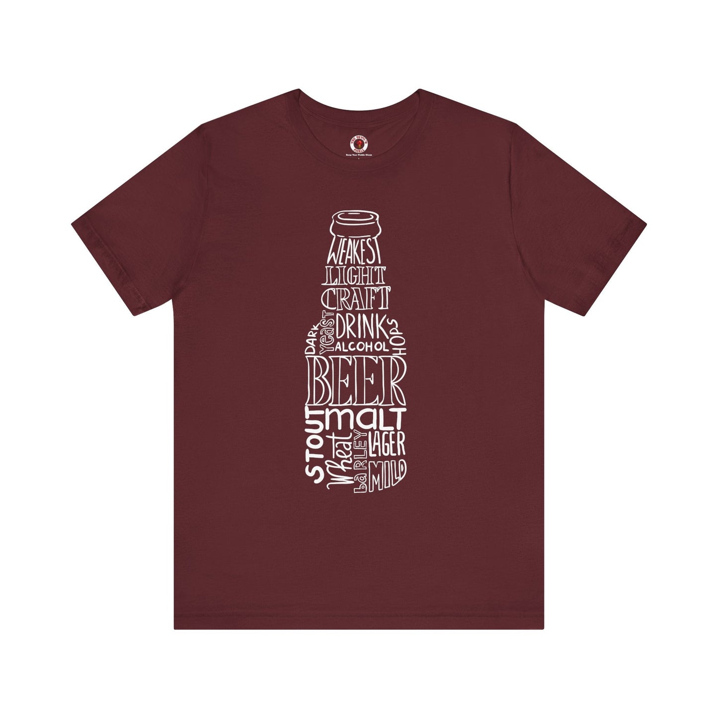Beer Bottle of Words T-Shirt