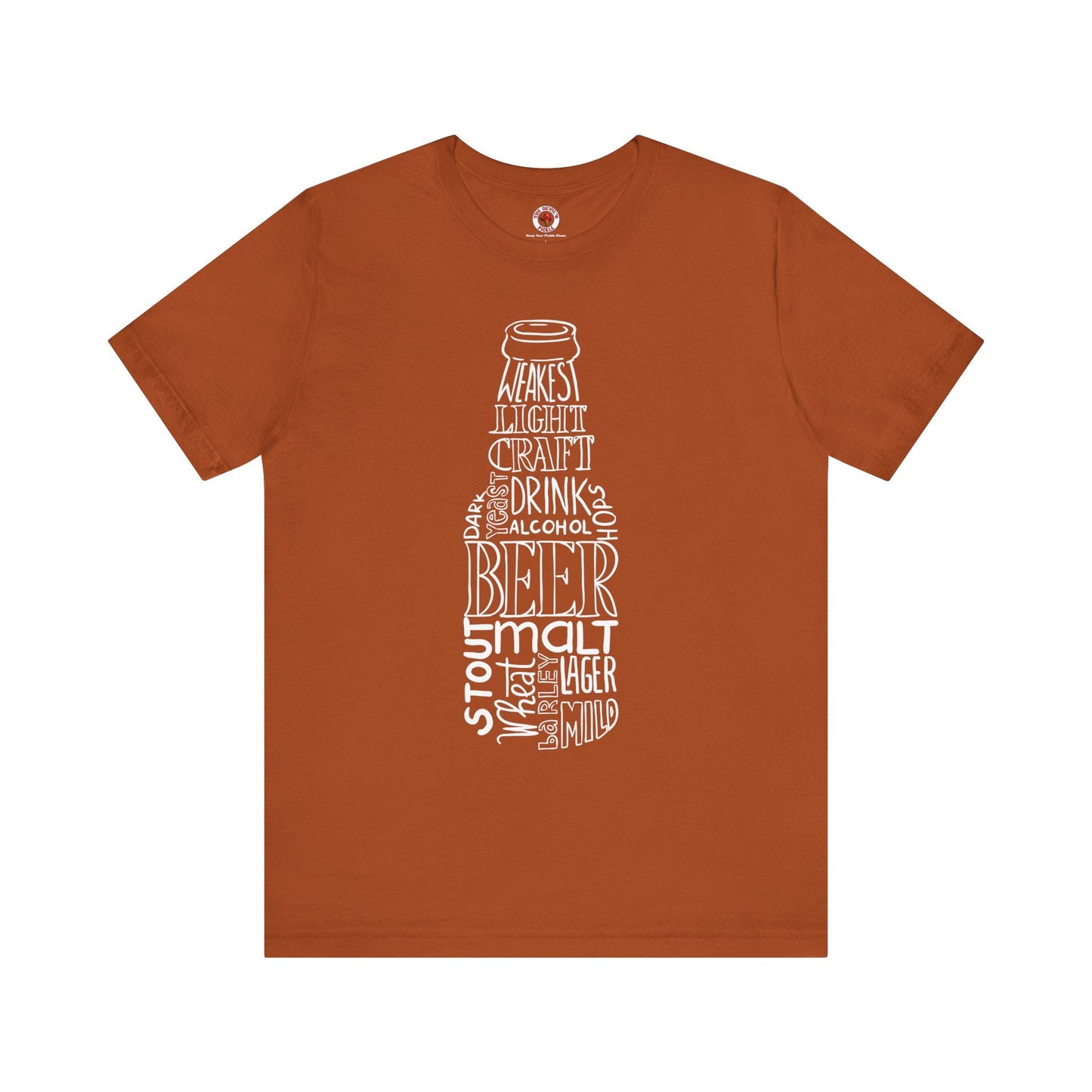 Beer Bottle of Words T-Shirt