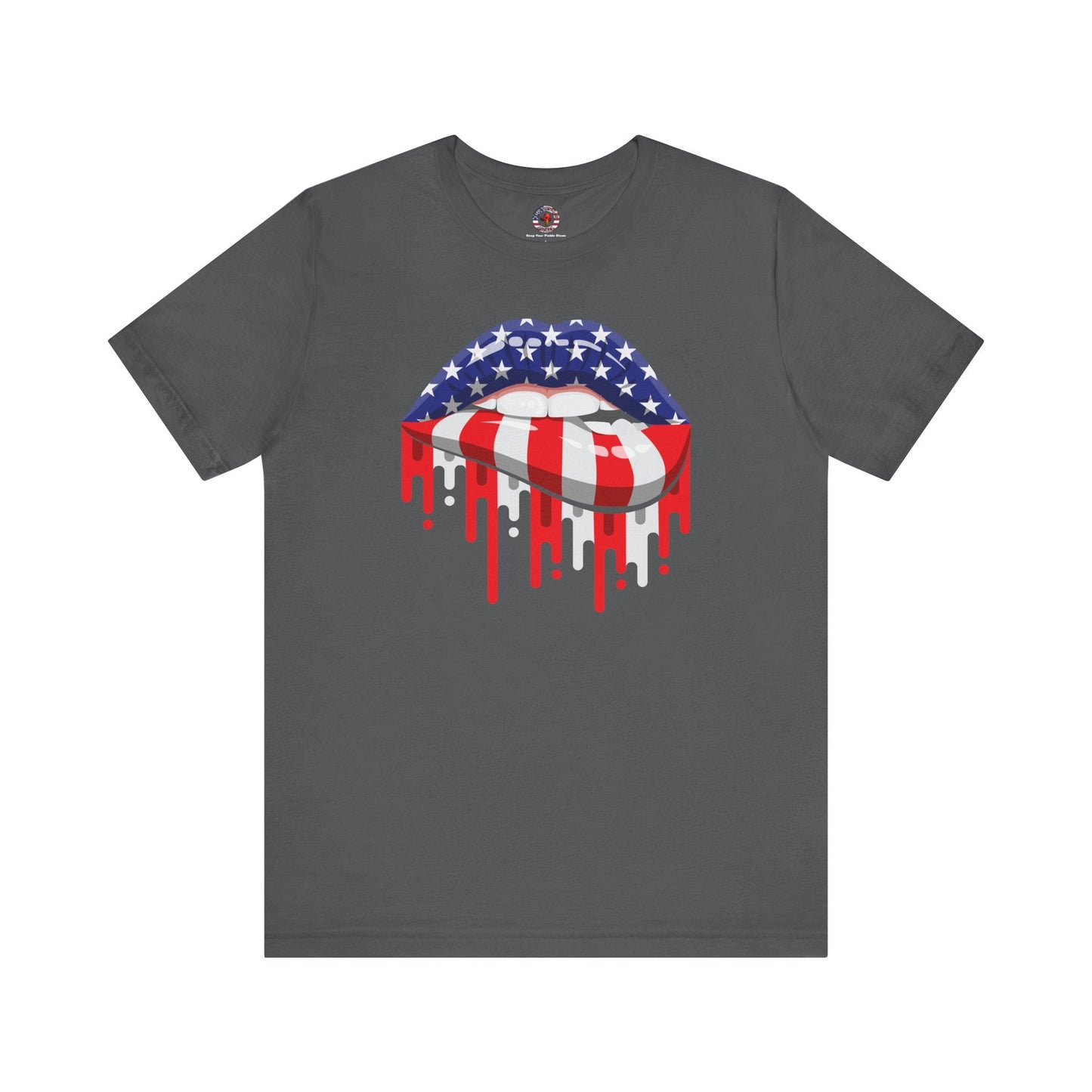 American Flag Lips T-Shirt
