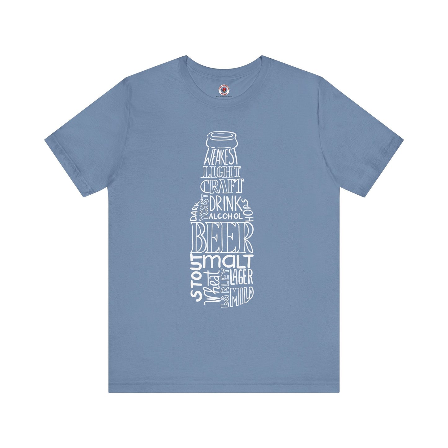 Beer Bottle of Words T-Shirt