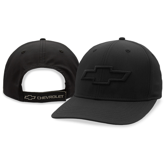 Chevrolet "Blacked Out Bowtie" Adjustable Hat