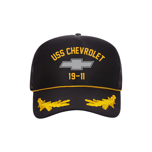 Chevrolet "USS Chevrolet 19-11" Black Foam Trucker Hat