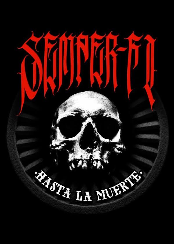 Semper Fi Hasta La Muerte 2.0 Tank Top by La Linea MEXUSMAR