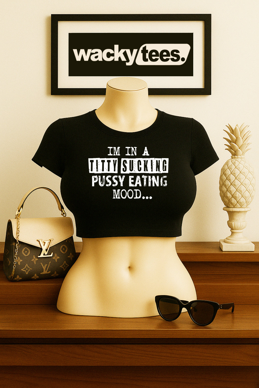 Im in a Titty Sucking Pussy Eating Mood Funny Adult Humor Graphic Tee Shirt