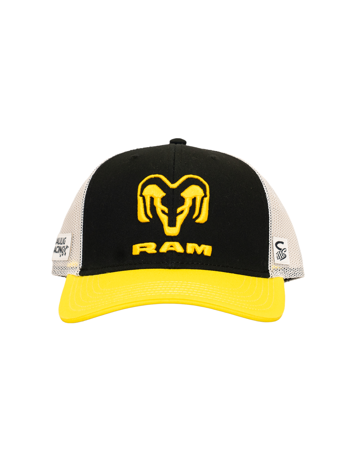 Ram x Kaulig Black/White Yellow-Bill Hat26-RAM-KAULIG-QT-20B