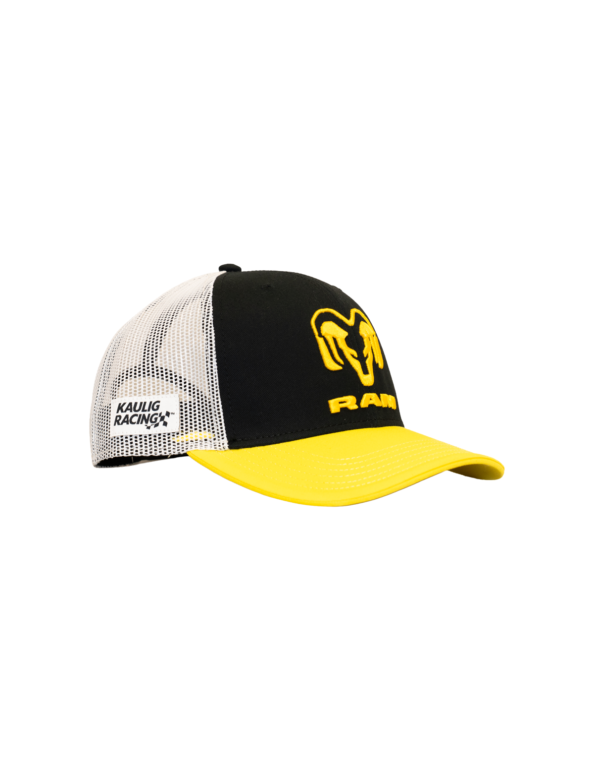 Ram x Kaulig Black/White Yellow-Bill Hat26-RAM-KAULIG-QT-20B