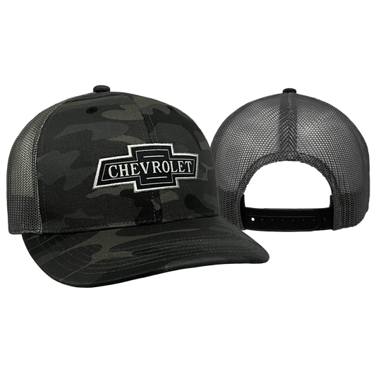 Chevrolet "Black Camo Heritage" Snapback Hat