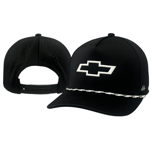 Chevrolet "Neoprene 3D Bowtie" Perforated Snapback Hat