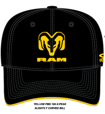 Ram x Kaulig Black/Yellow Hat