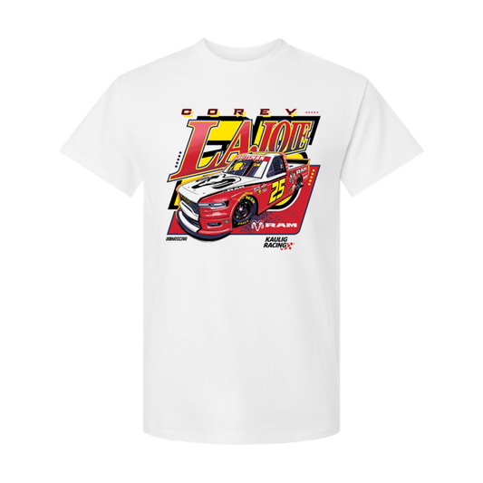 Kaulig Racing x Ram - Corey Lajoie Throwback T-Shirt