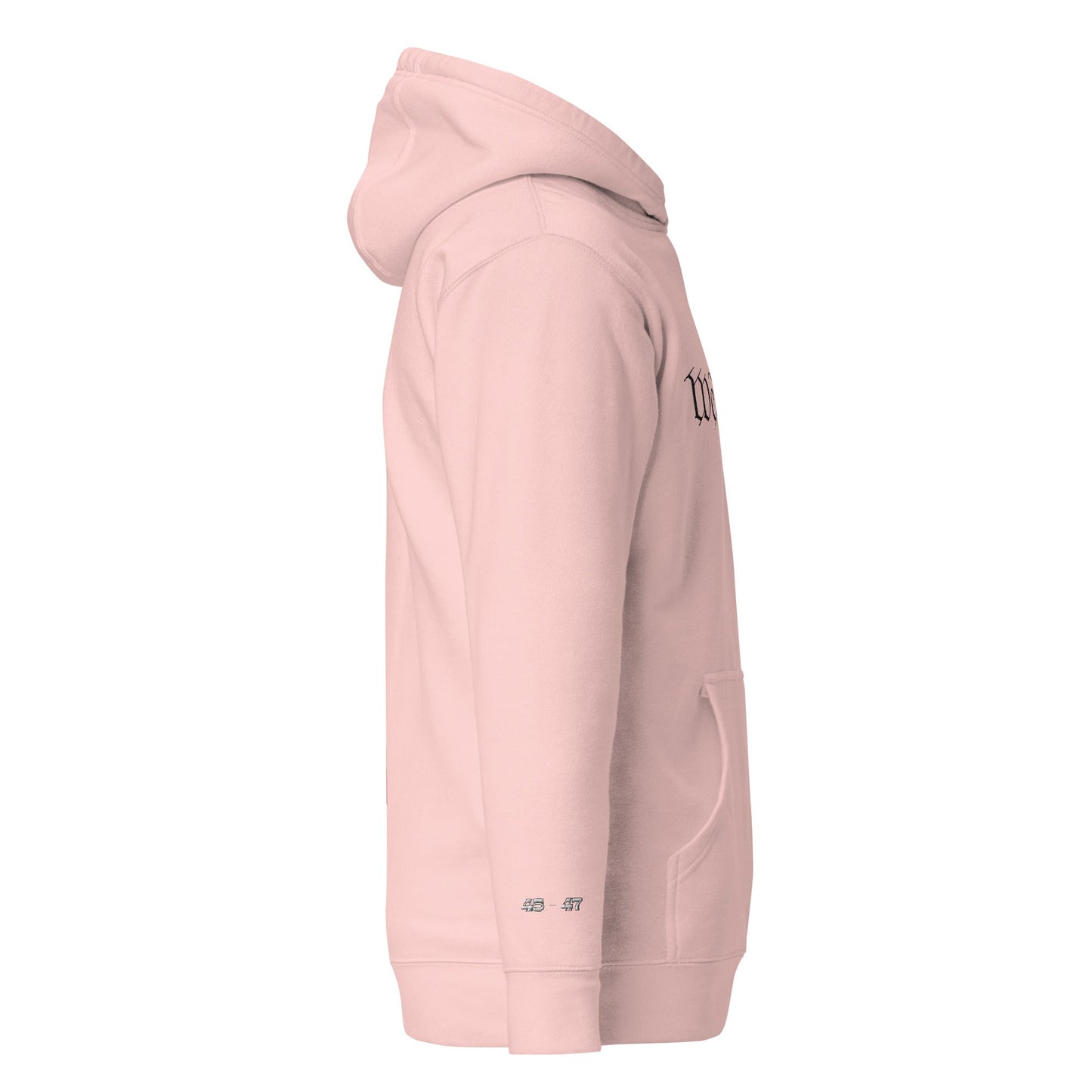 We the People Embroidered + easter-egg QR Code - Trump Dance - Unisex comfy Hoodie