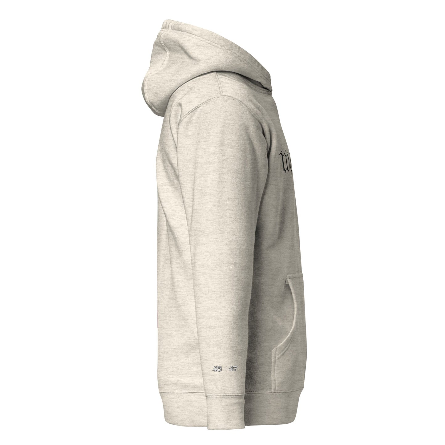 We the People Embroidered + easter-egg QR Code - Trump Dance - Unisex comfy Hoodie