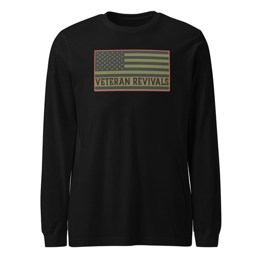 Subdued Stars and Stripes Long Sleeve Shirt