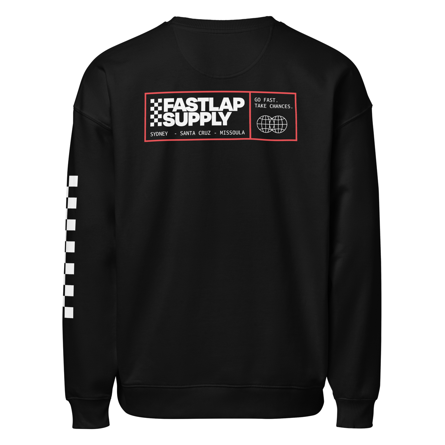 FastLap Supply Go Fast. Take Chances. - Crewneck Sweatshirt.