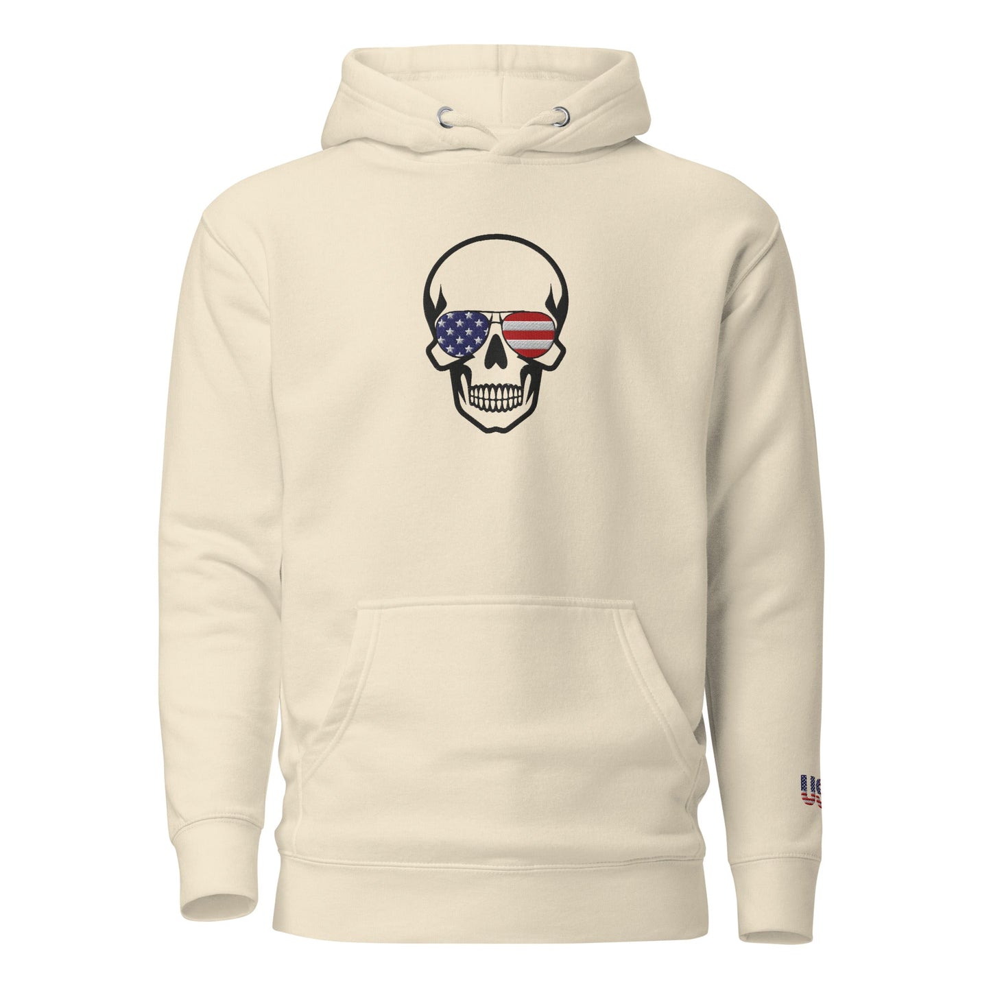 The most comfortable embroidered Hoodie you have ever seen - runs small so size up - 'Merica Merch