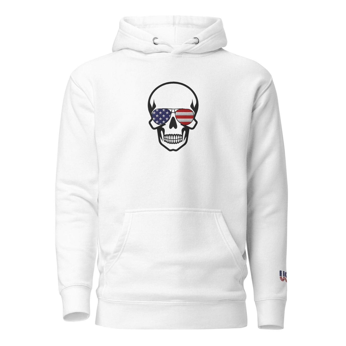 The most comfortable embroidered Hoodie you have ever seen - runs small so size up - 'Merica Merch